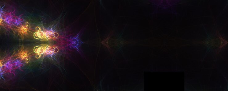 Foto papel de parede de panfleto de banner com linhas e ondas de fundo colorido