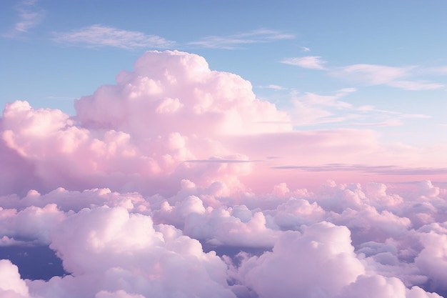 Papel de parede de telemóvel de céu nublado rosa