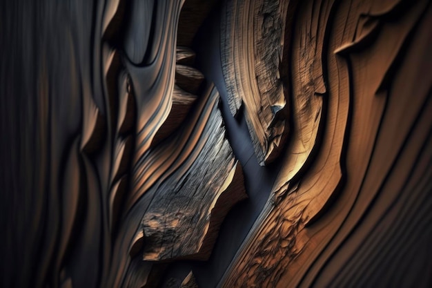 Papel de parede de textura de madeira natural 8k luz diurna hiperrealista