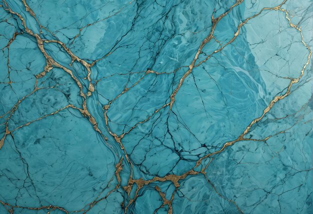 papel de parede de textura de mármore fundo um papel de paradeiro de mármore azul com veias douradas