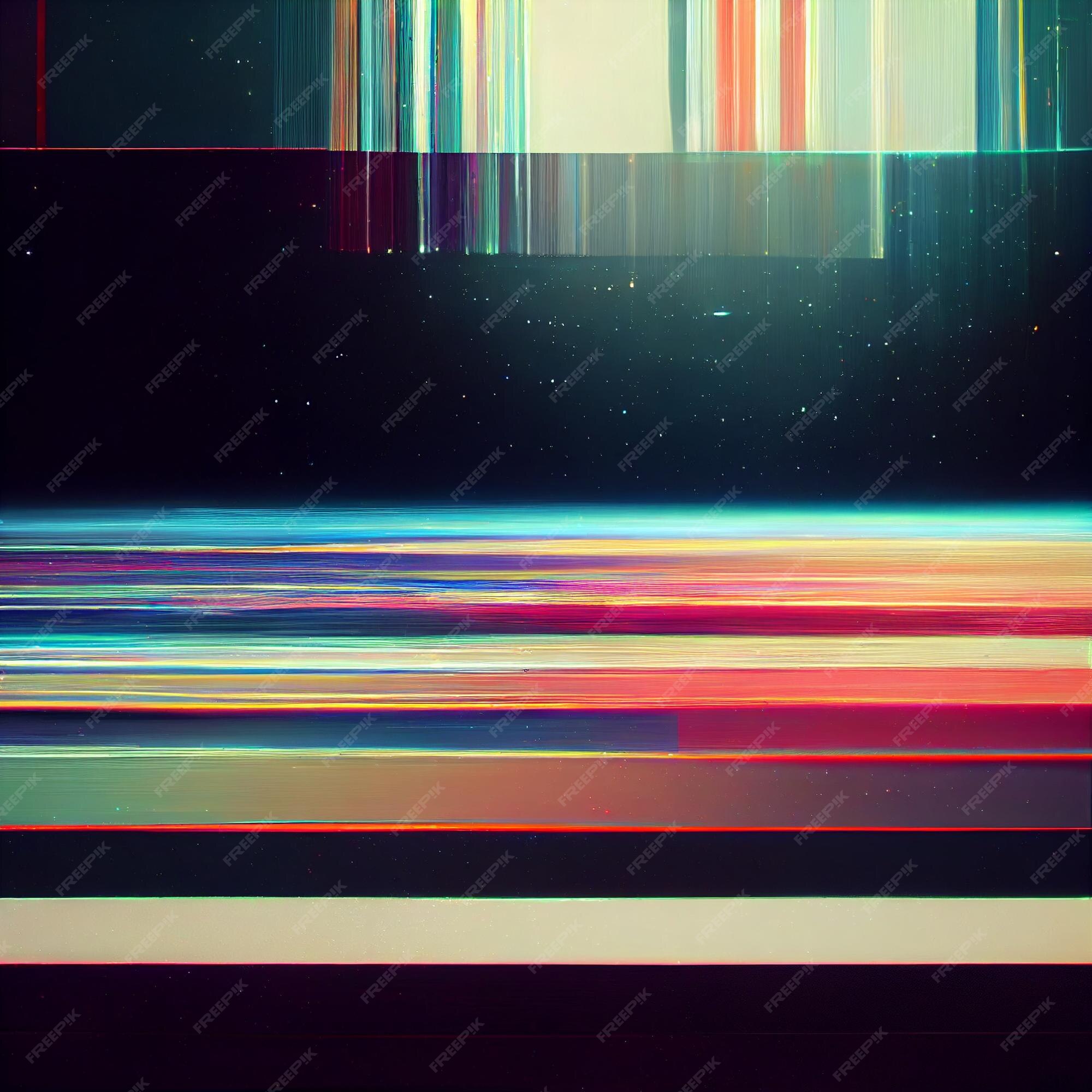 Fundo de falha abstrato formas com falhas papel de parede de vídeo 4k