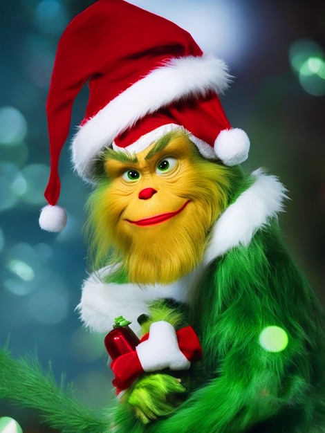 Foto papel de parede do grinch de natal para download