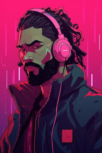 papel de parede do homem cyberpunk