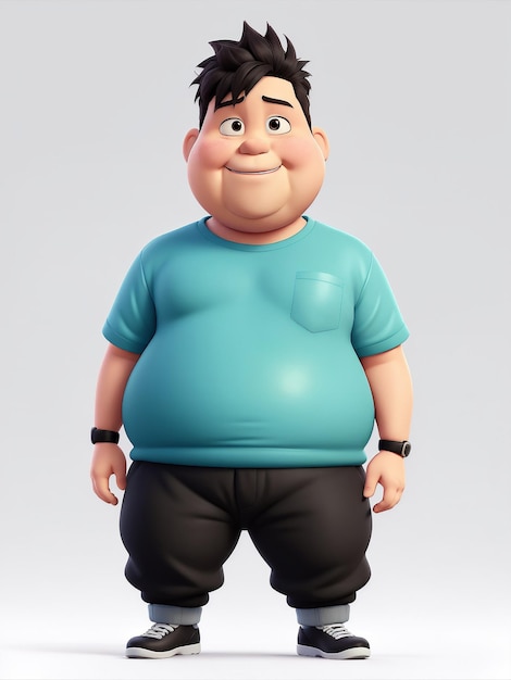 Foto papel de parede do personagem de desenho animado fat boy