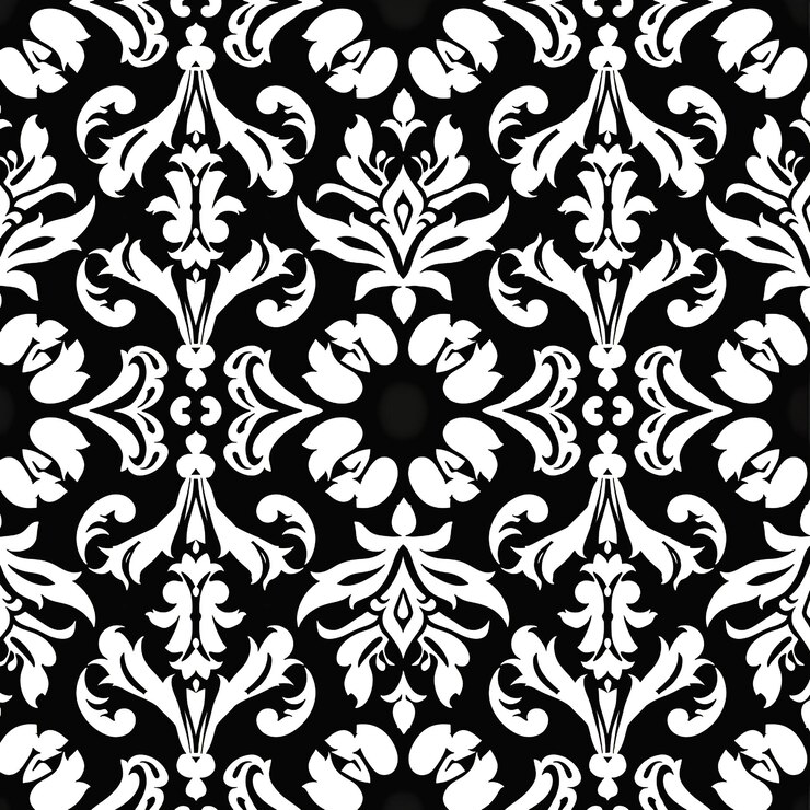 Foto papel de parede em preto e branco com fundo preto
