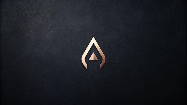 papel de parede escuro com logotipo de letra