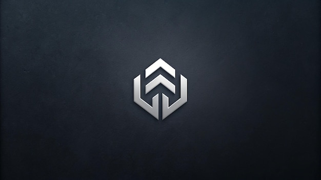 papel de parede escuro com logotipo