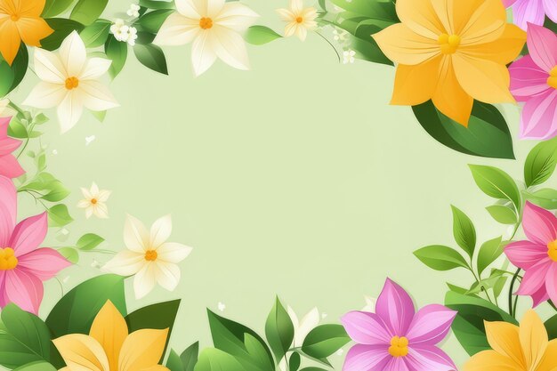 Foto papel de parede floral de flor de primavera vibrante para decoração refrescante da estação