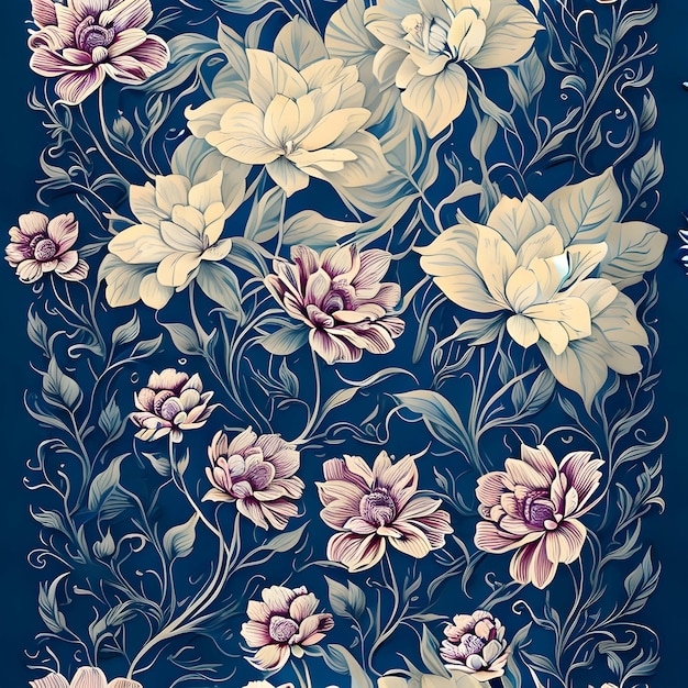 Papel de parede floral