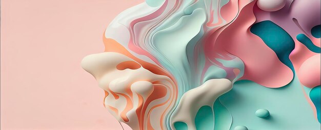 Papel de parede minimalista com cores abstratas