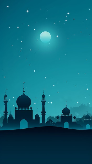 Papel de parede móvel islâmico tradicional de Ramadan Kareem