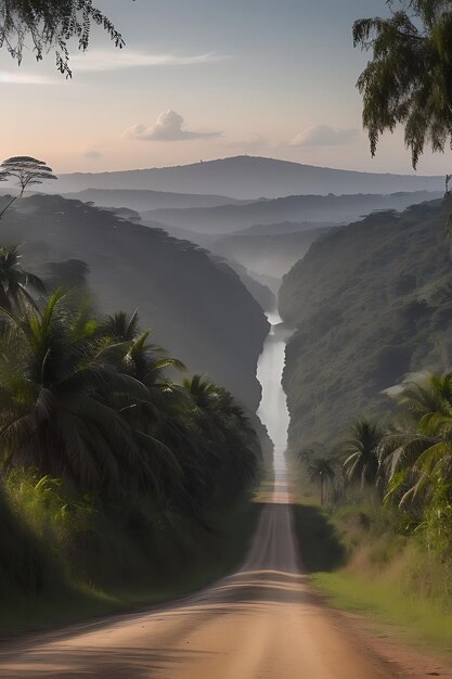 Foto papel de parede natural do país vista do lado oeste lugares belos papel de paradeiro