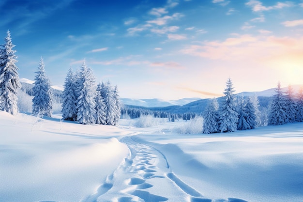Papel de parede para paisagens de inverno com neve