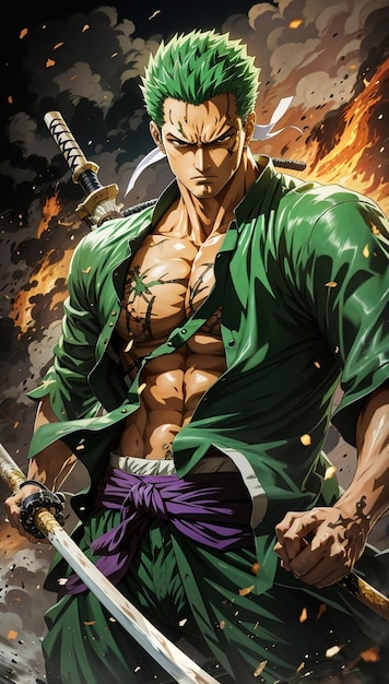 Foto papel de parede roronoa zoro