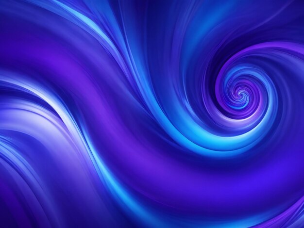 Papel de parede roxo e azul com um redemoinho colorido gerado por ai