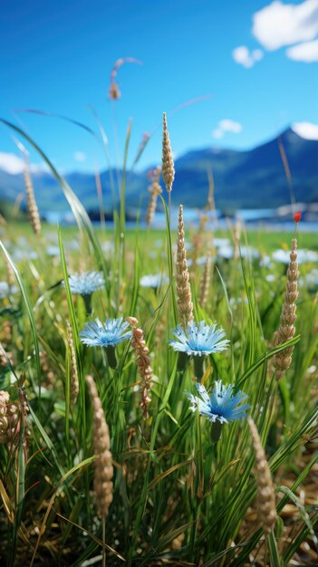 Foto papel de parede uhd de paisagem de campo verde