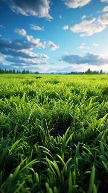 Foto papel de parede uhd de paisagem de campo verde