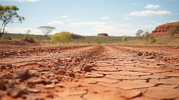 Foto papel de parede uhd de terra seca e rachada