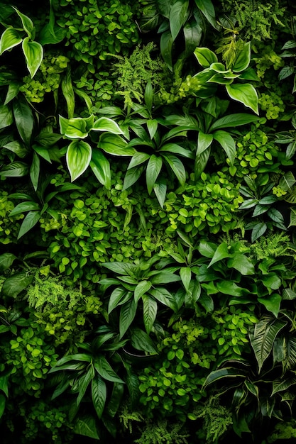 Papel de parede verde natural e fundo de parede vegetal