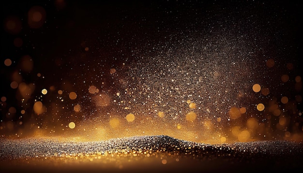 Papel digital de glitter dourado de luxo