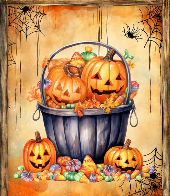 Papel digital del diario basura de Halloween