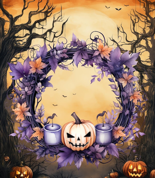 Papel digital del diario basura de Halloween