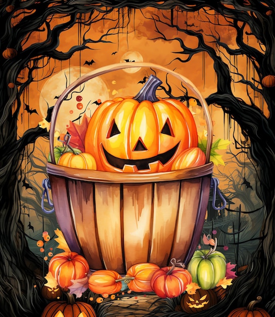 Papel digital del diario basura de Halloween