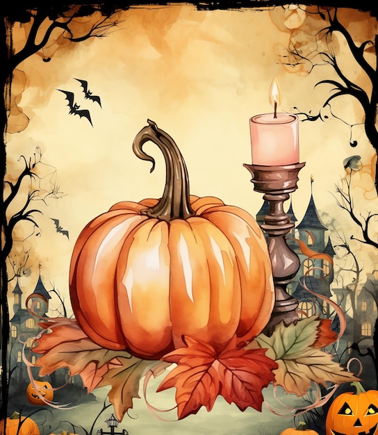 Papel digital do Halloween Junk Journal