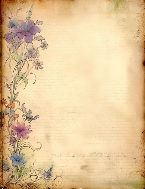 Foto papel digital fantasy junk journal