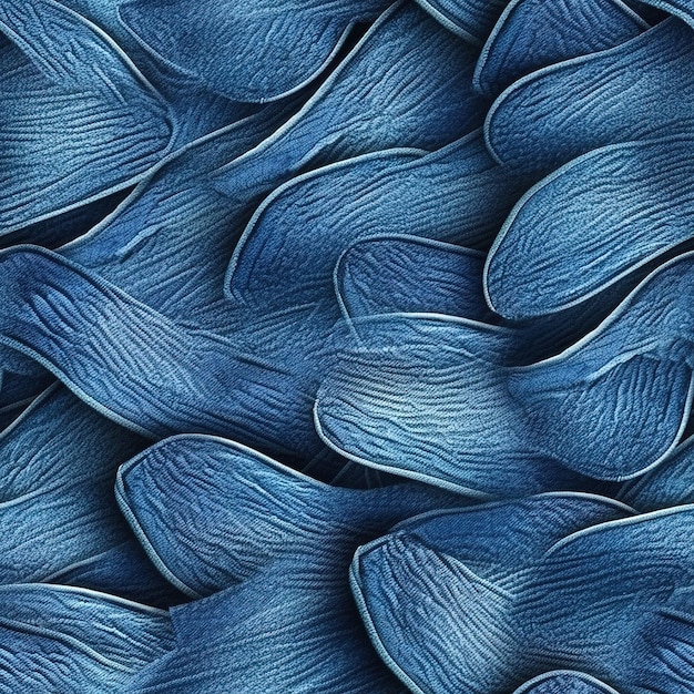 Papel digital sencillo con textura de tela de jeans azul