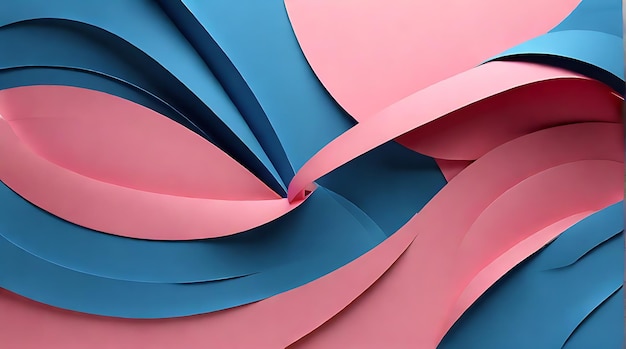 Papel de fondo de arte azul y rosa se superponen