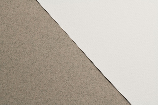 Papel de fondo de kraft áspero papel de textura gris colores blancos Maqueta con espacio de copia para el texto
