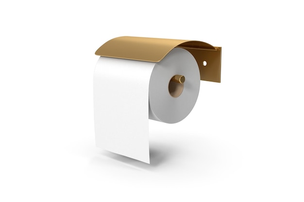 papel higiénico con soporte de acero inoxidable