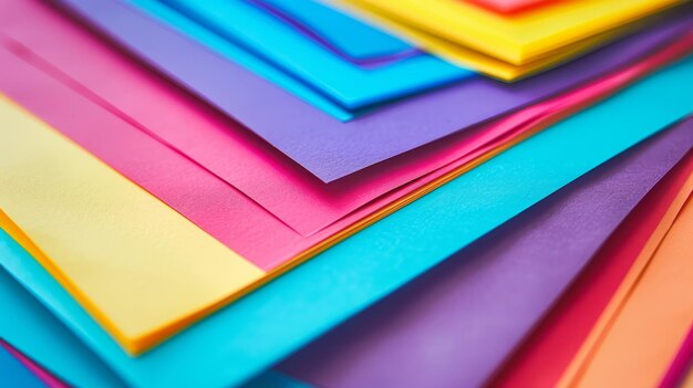 Papel de impresión colorido para proyectos creativos