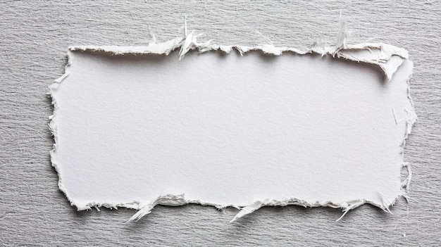 Papel kraft gris concepto de embalaje ecológico Papel kraft texturizado con fibras y bordes visibles