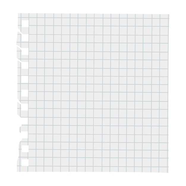 Papel de nota en blanco forrado en transparente