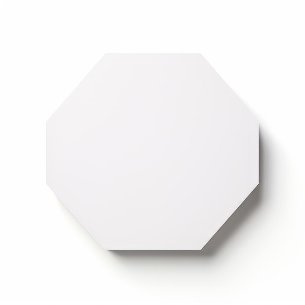 Papel octogonal minimalista con paleta de teclas altas para el comentario social