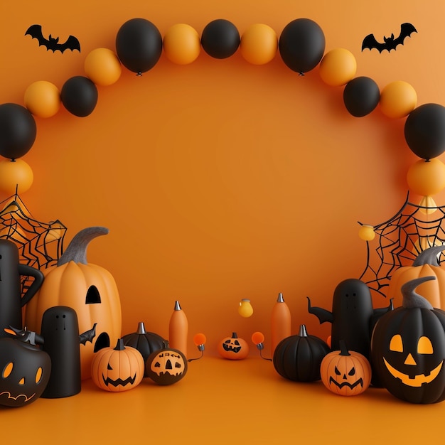 El papel de pared de la calabaza HD 8K Imagen fotográfica de stock