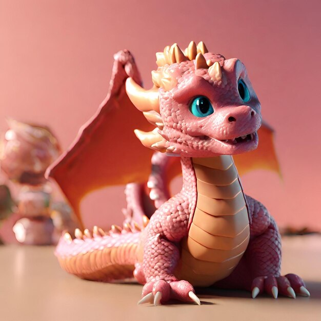 Papel de pared de dragón 3D animal de alta resolución