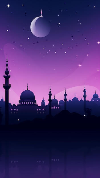 El papel de pared islámico tradicional para móviles de Ramadan Kareem