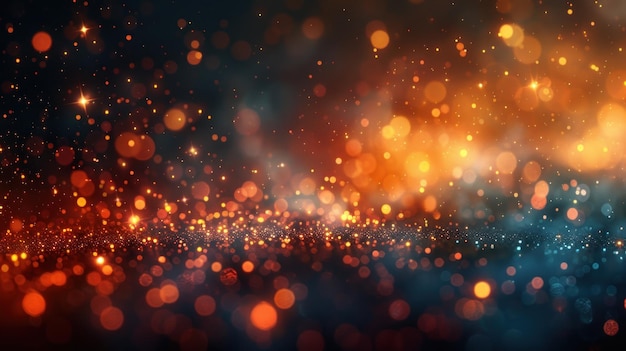 Papel de pared de lujo bokeh Puntos brillantes Ilustración de fondo