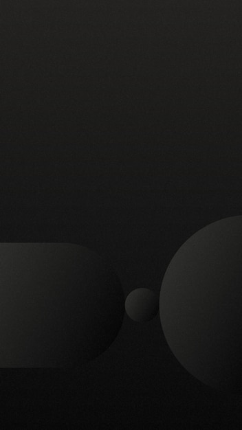 Papel de pared móvil de esferas abstractas oscuras minimalistas