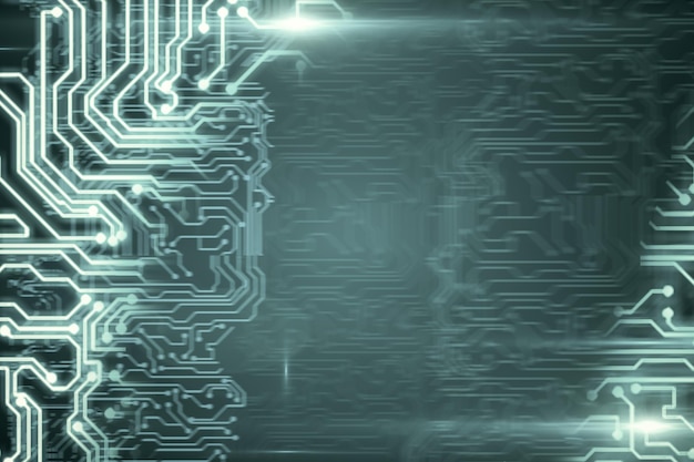 Papel de pared de tecnología azul