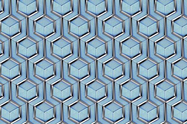 papel pintado 3d clásico bonito azul y gris