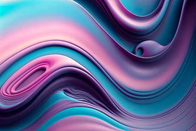 Papel pintado abstracto con tonos pastel AIgenerated