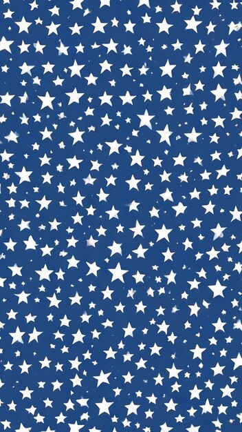 Foto un papel pintado azul y blanco con un patrón de estrellas