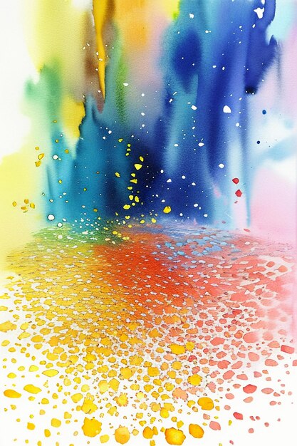 Foto papel pintado del fondo del diseño de los elementos coloridos del ejemplo de la tinta de la acuarela del arte abstracto