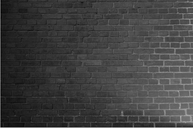 Papel pintado oscuro Vieja pared de ladrillo negro