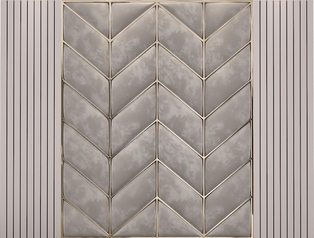 papel pintado pared clásica 3d con un patrón de diamantes en él