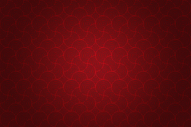 Papel pintado rojo y marrón con un patrón de remolino